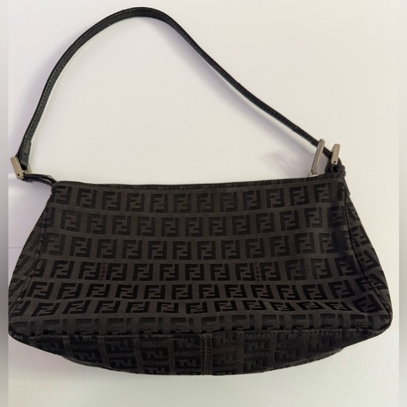 Vintage Fendi Mini Canvas Shoulder Bag - Picture 10 of 16